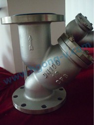 API/DIN stainless steel 304 flange strainer